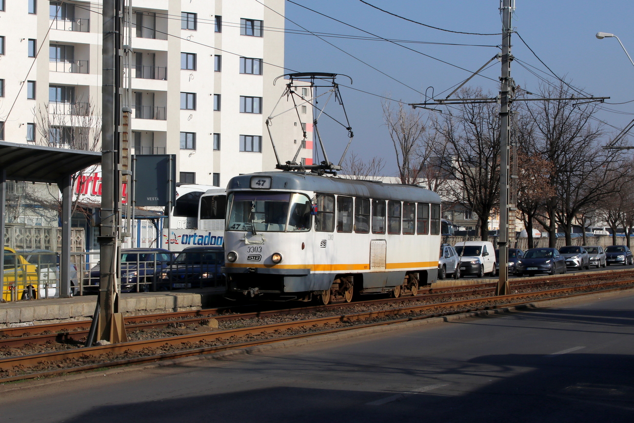 Bukareste - Ilfov, Tatra T4R № 3303