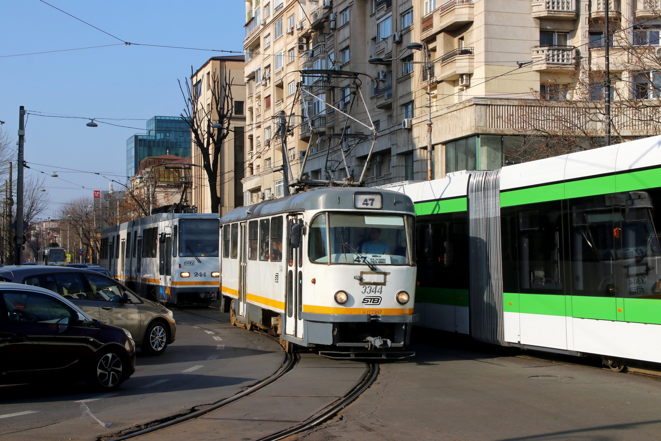 Bucureşti - Ilfov, Tatra T4R Nr. 3344