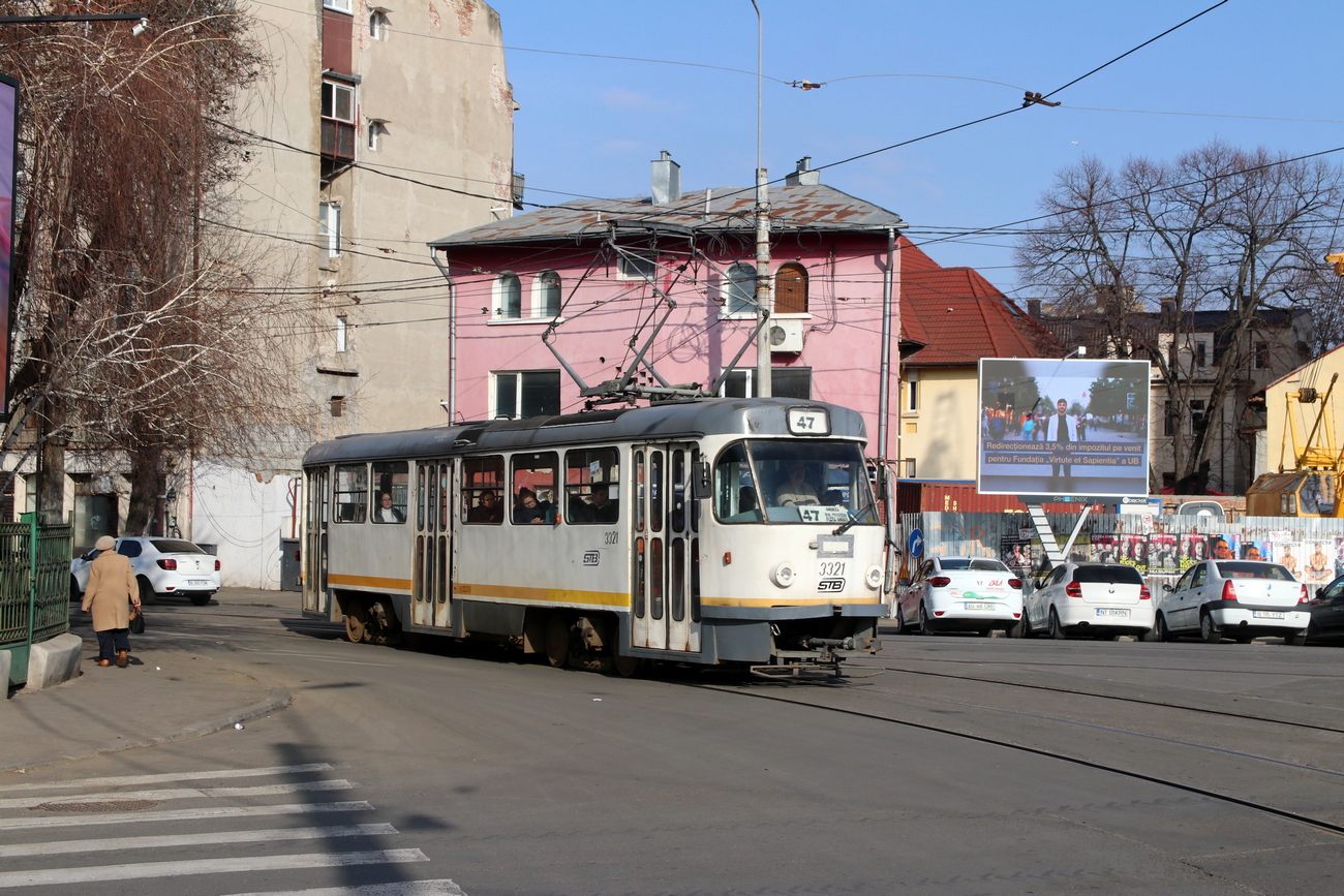 Бухарест - Илфов, Tatra T4R № 3321