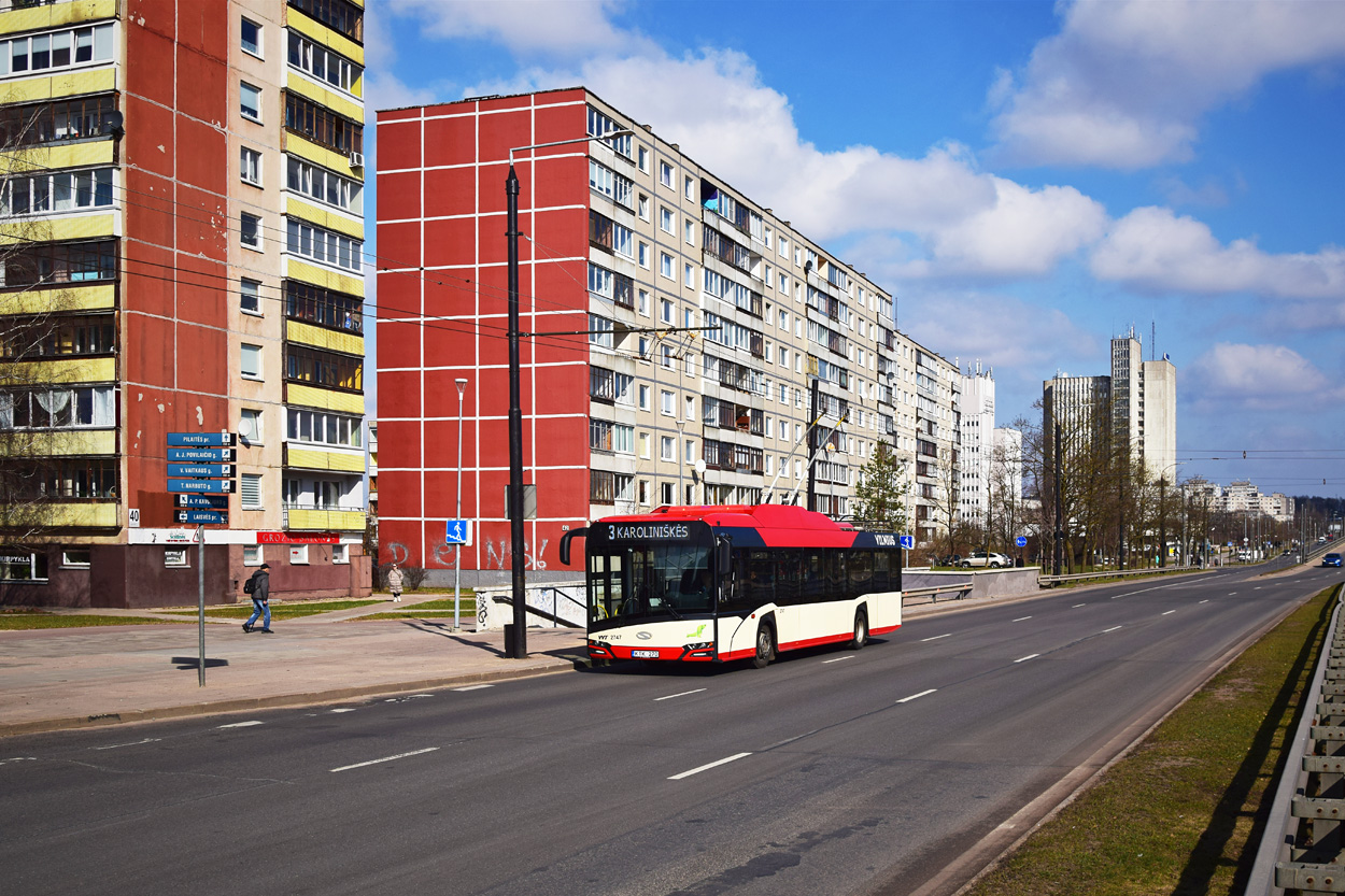 Vilnius, Solaris Trollino IV 12 Škoda Nr. 2747