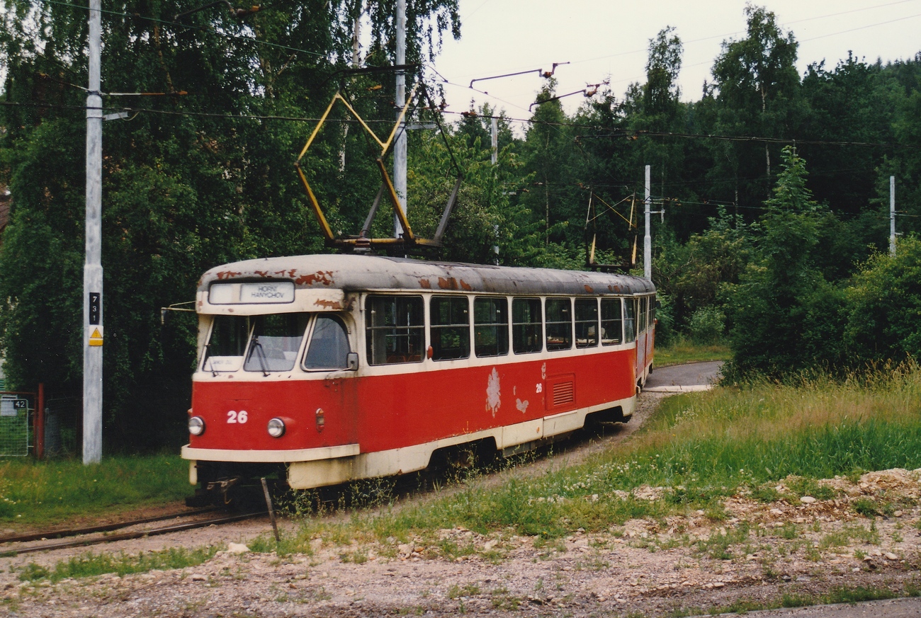 Liberec ― Jablonec nad Nisou, Tatra T2R # 26 Liberec ― Jablonec nad Nisou, Tatra T2R # 26