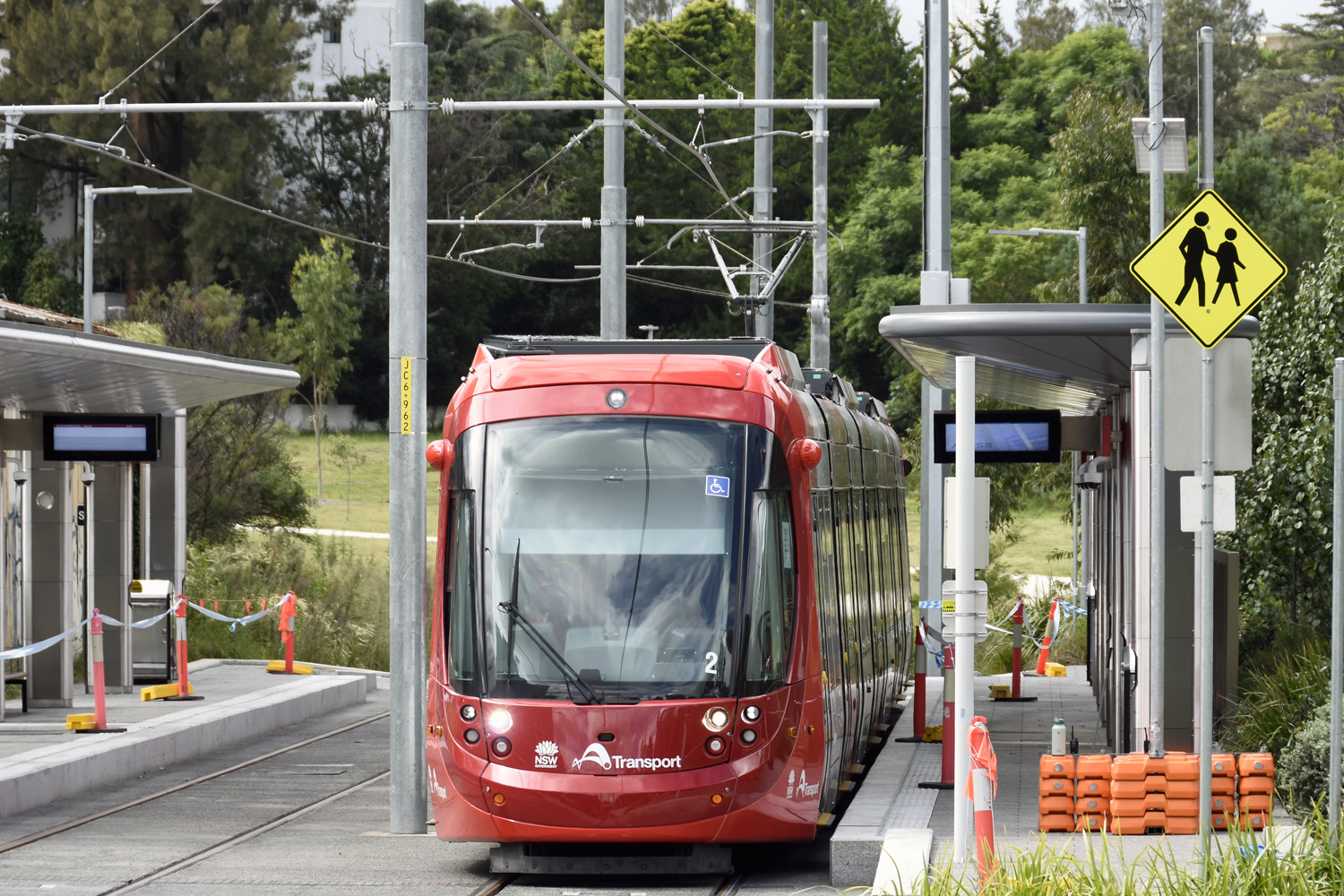 Сидней, CAF Urbos 100 № 2162 (2); Сидней — Конечные станции и разворотные кольца