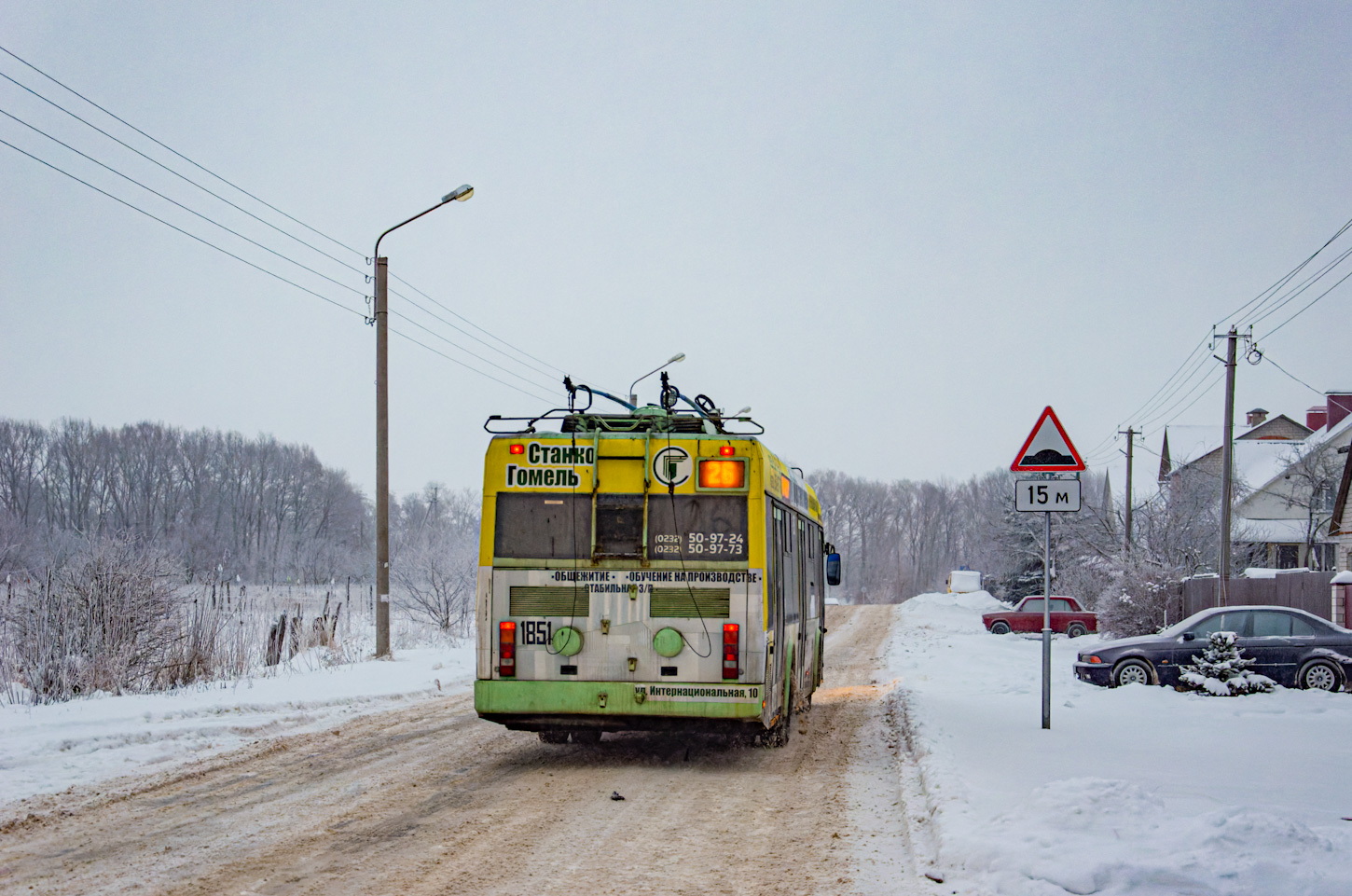 Гомель, БКМ 32100D № 1851; Гомель — Движение на участках с использованием автономного хода