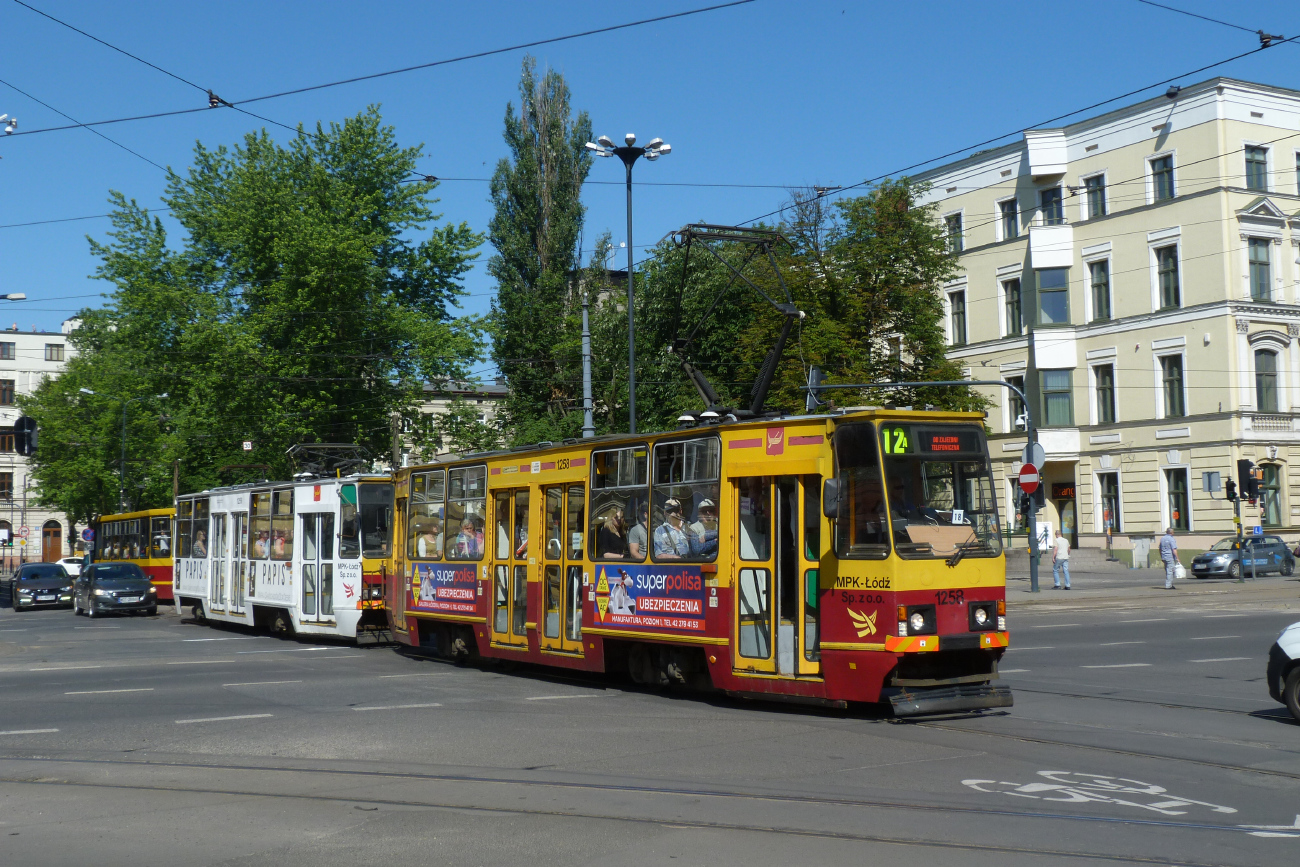 Łódź, Konstal 805Na # 1258
