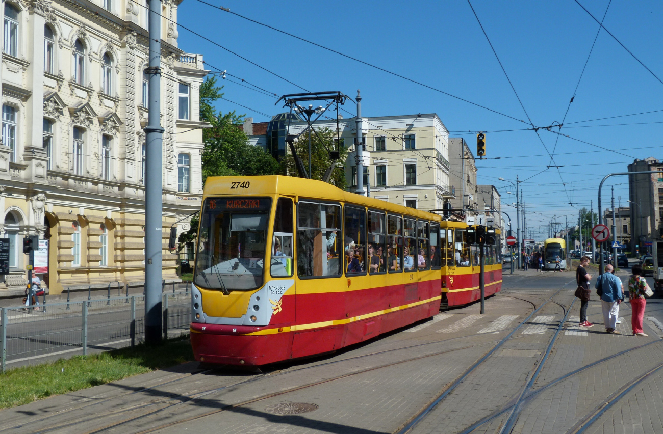 Łódź, Konstal 805NaND — 2740