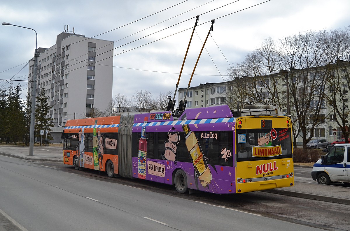 Таллин, Solaris Trollino III 18 AC № 447