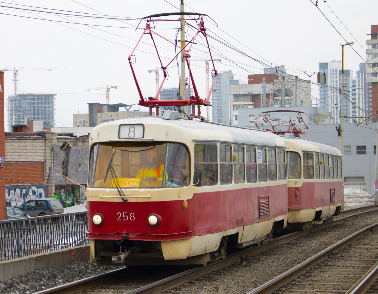 Екатеринбург, Tatra T3SU № 258