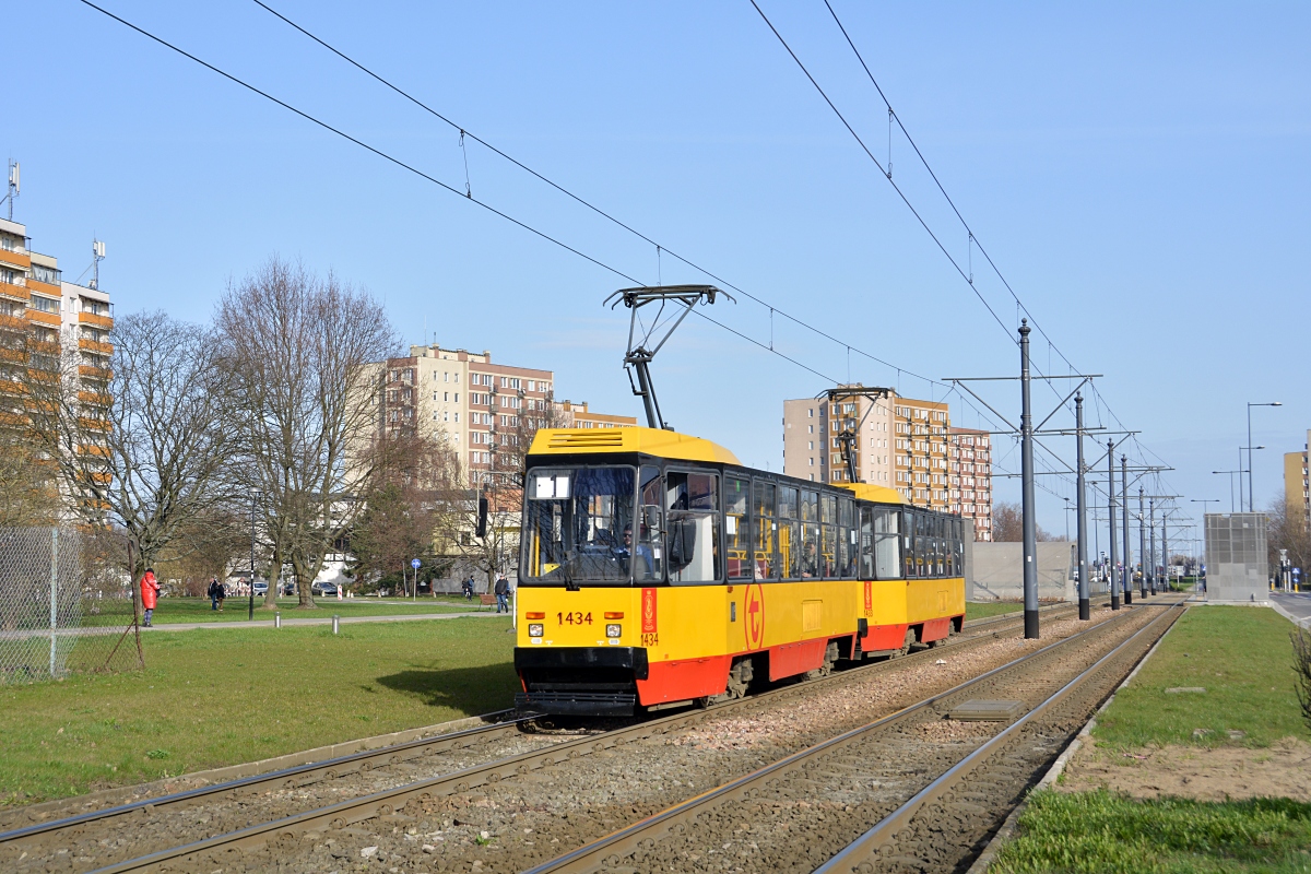 Warszawa, Konstal 105Nf Nr 1434