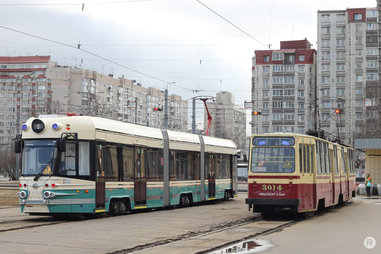 Санкт-Петербург, 71-431Р «Достоевский» № 3102; Санкт-Петербург, ЛВС-86К № 3014