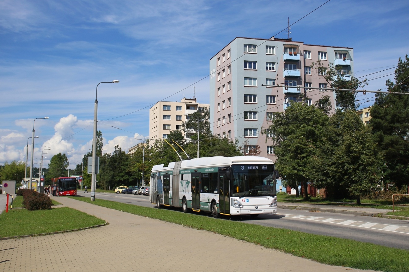 Ческе-Будеёвице, Škoda 25Tr Irisbus Citelis № 77