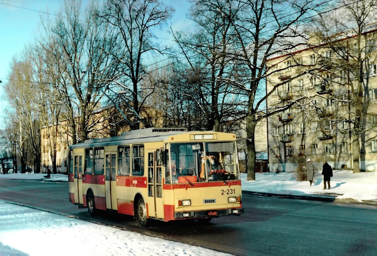 Рига, Škoda 14Tr89/6 № 2-231
