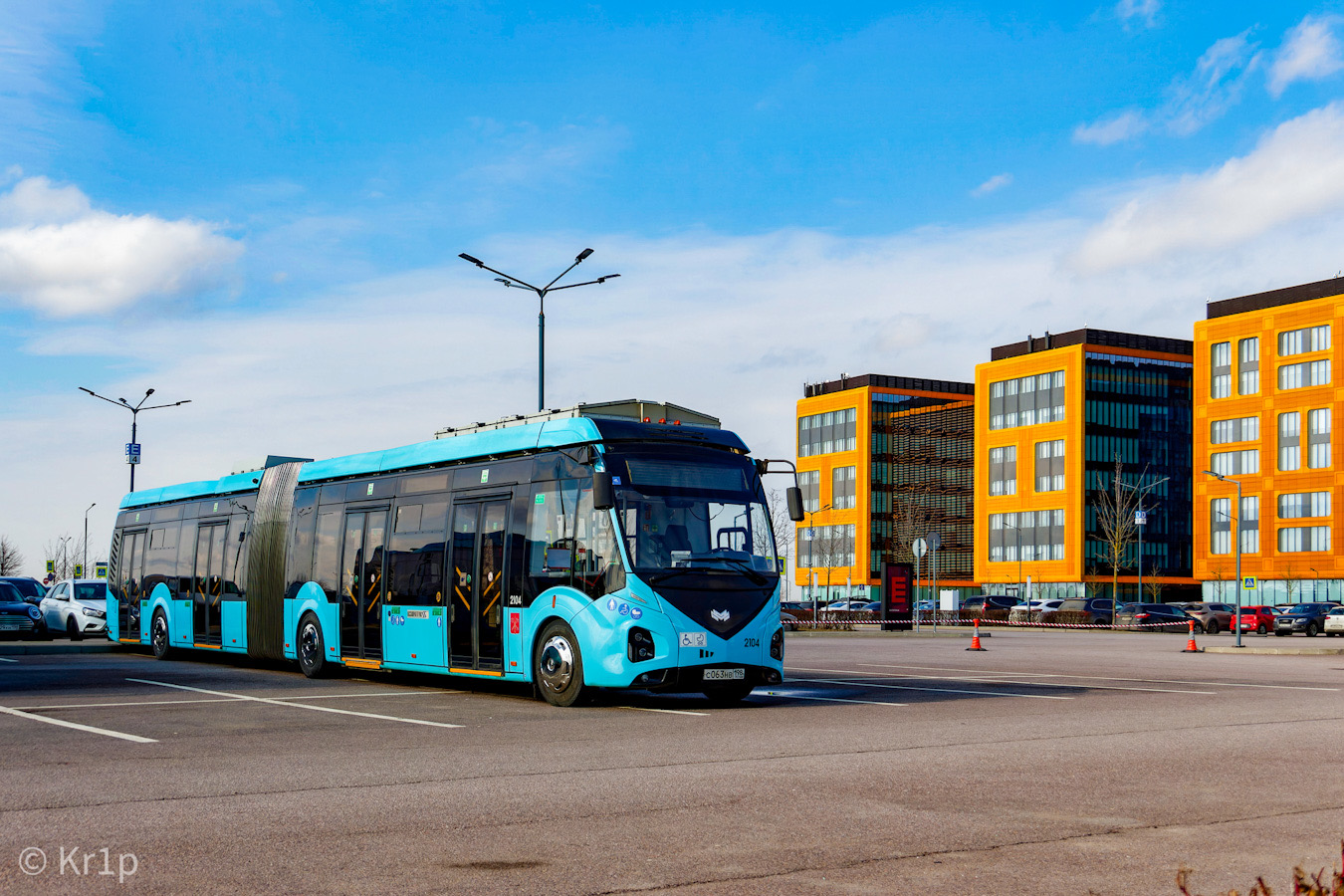 Санкт-Петербург, БКМ E433 Vitovt Max Electro № 2104; Санкт-Петербург — ХХIII Международный форум «Экология большого города»