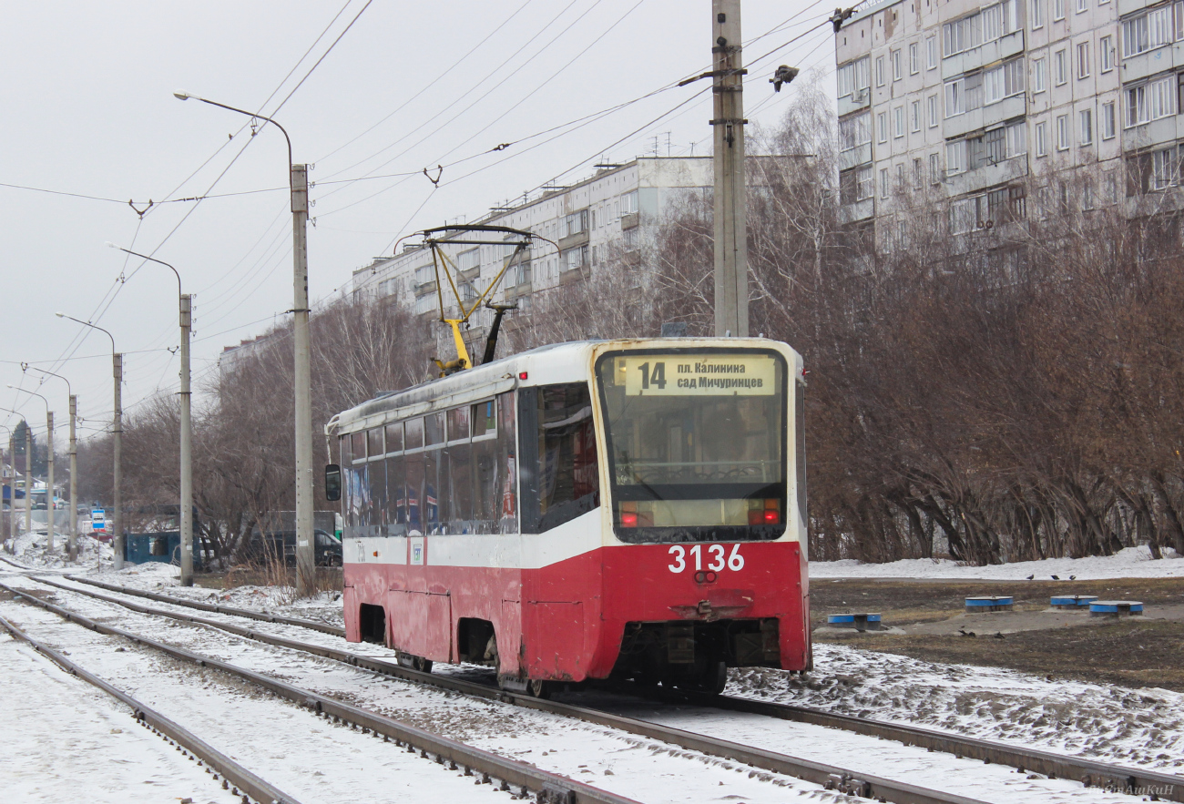 Новосибирск, 71-619К № 3136 Новосибирск, 71-619К № 3136