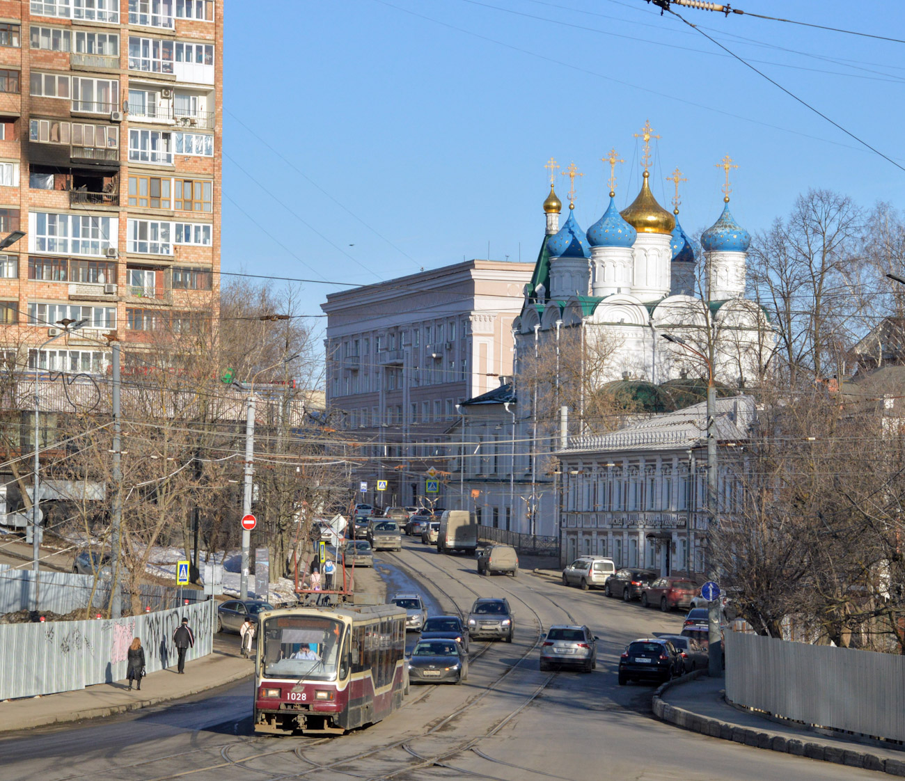 Нижний Новгород, 71-407 № 1028; Нижний Новгород — Трамвайные линии