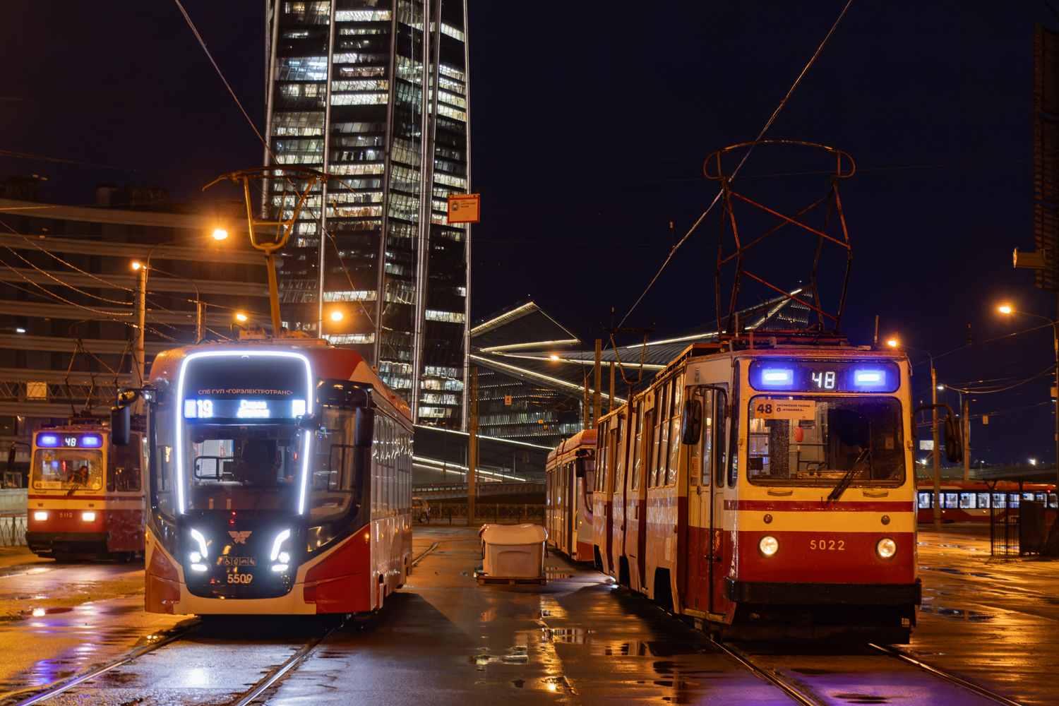 Санкт-Петербург, 71-628-02 № 5509; Санкт-Петербург, ЛВС-86К № 5022