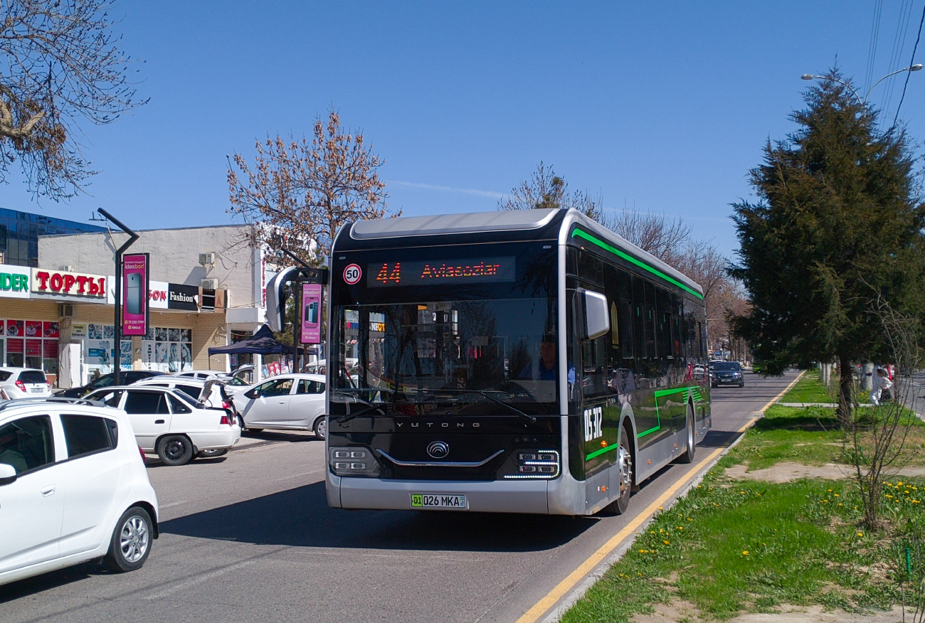 Tashkent, Yutong ZK6126BEVG Br. 05312