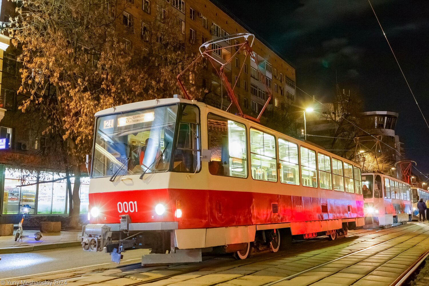 Москва, Tatra T6B5SU № 0001; Москва — Празднование 125-летия Московского трамвая (репетиции парада 29.03.2024 и 03.04.2024, парад и выставка трамваев 06.04.2024)