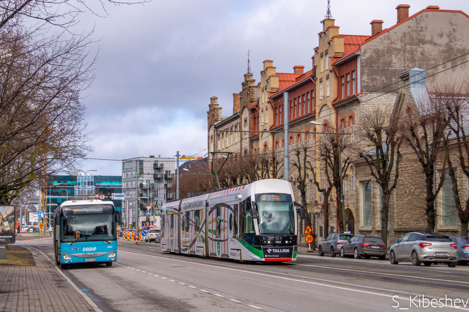 Таллин, CAF Urbos AXL № 514