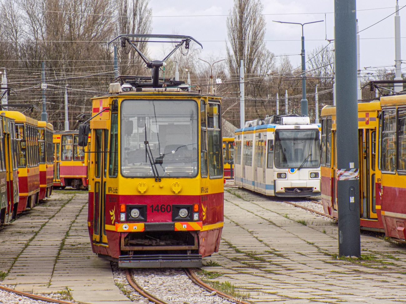 Лодзь, Konstal 805Na № 1460; Лодзь — депо Хоцяновице
