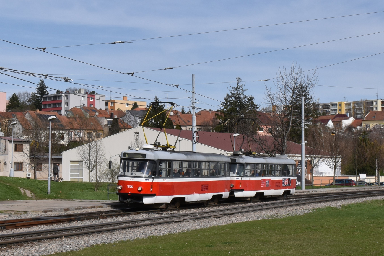 Брно, Tatra T3P № 1595