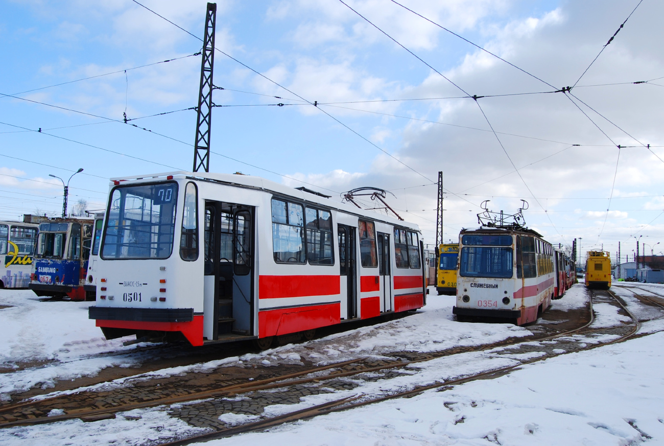 Санкт-Петербург, 71-134А (ЛМ-99АВ) № 0501; Санкт-Петербург, ЛМ-68М № 0354