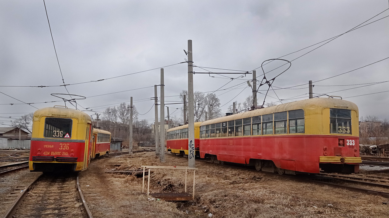 Хабаровск, РВЗ-6М2 № 336; Хабаровск, РВЗ-6М2 № 333 Хабаровск, РВЗ-6М2 № 336; Хабаровск, РВЗ-6М2 № 333