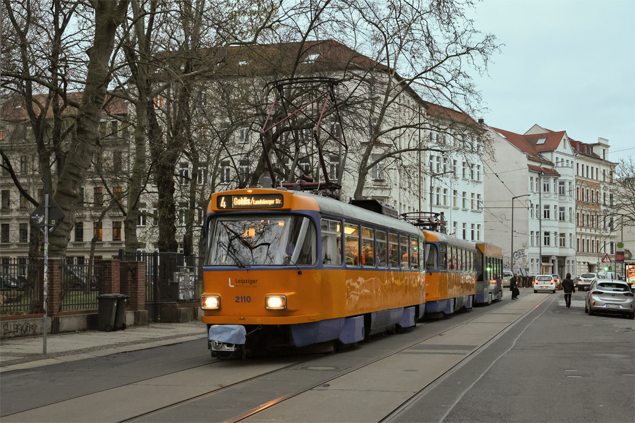 Leipzig, Tatra T4D-M1 № 2110 Leipzig, Tatra T4D-M1 № 2110