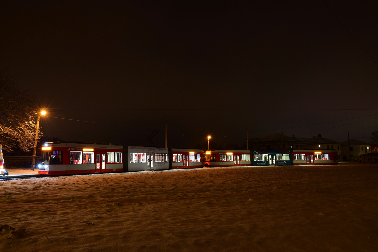 Галле, Duewag MGT6D № 603; Галле, Duewag MGT6D № 608