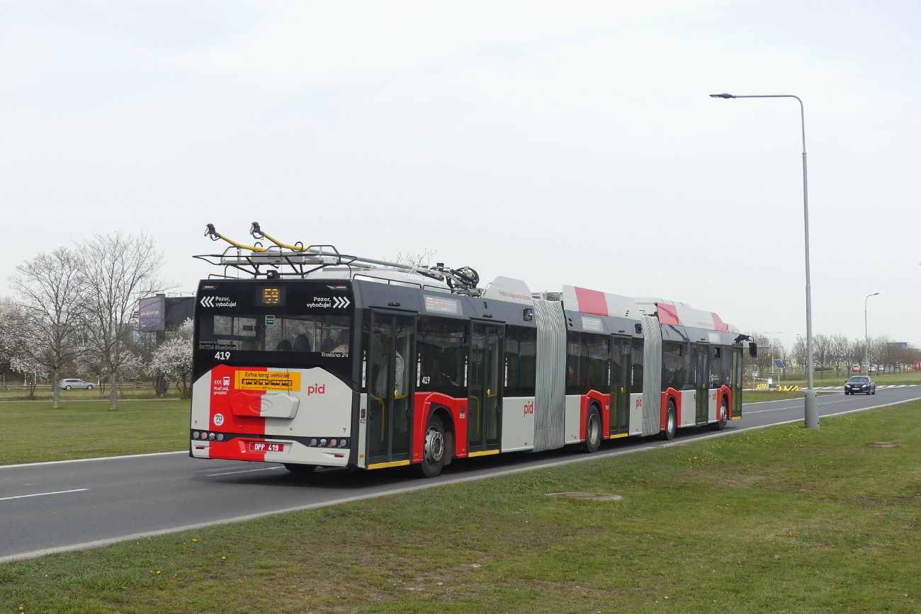 Прага, Škoda-Solaris 24m (Škoda 38Tr) № 419
