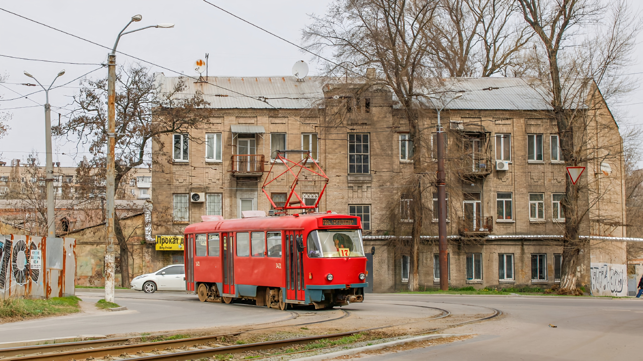 Днепр, Tatra T4DM № 1421