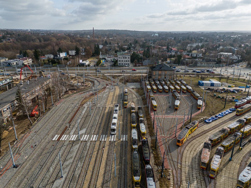 Łódź — Chocianowice depot; Łódź — Repairs and reconstructions