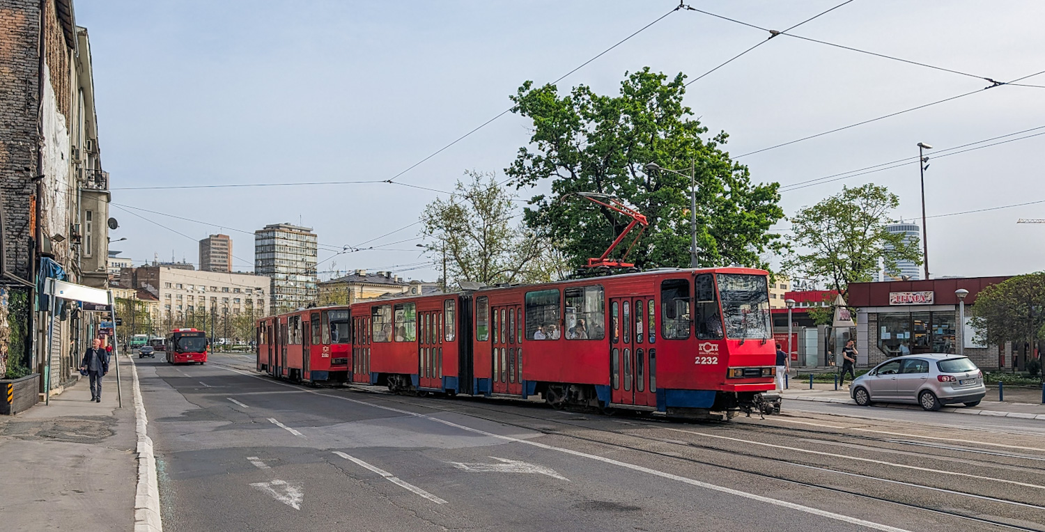 Белград, Tatra KT4YU-M № 2232