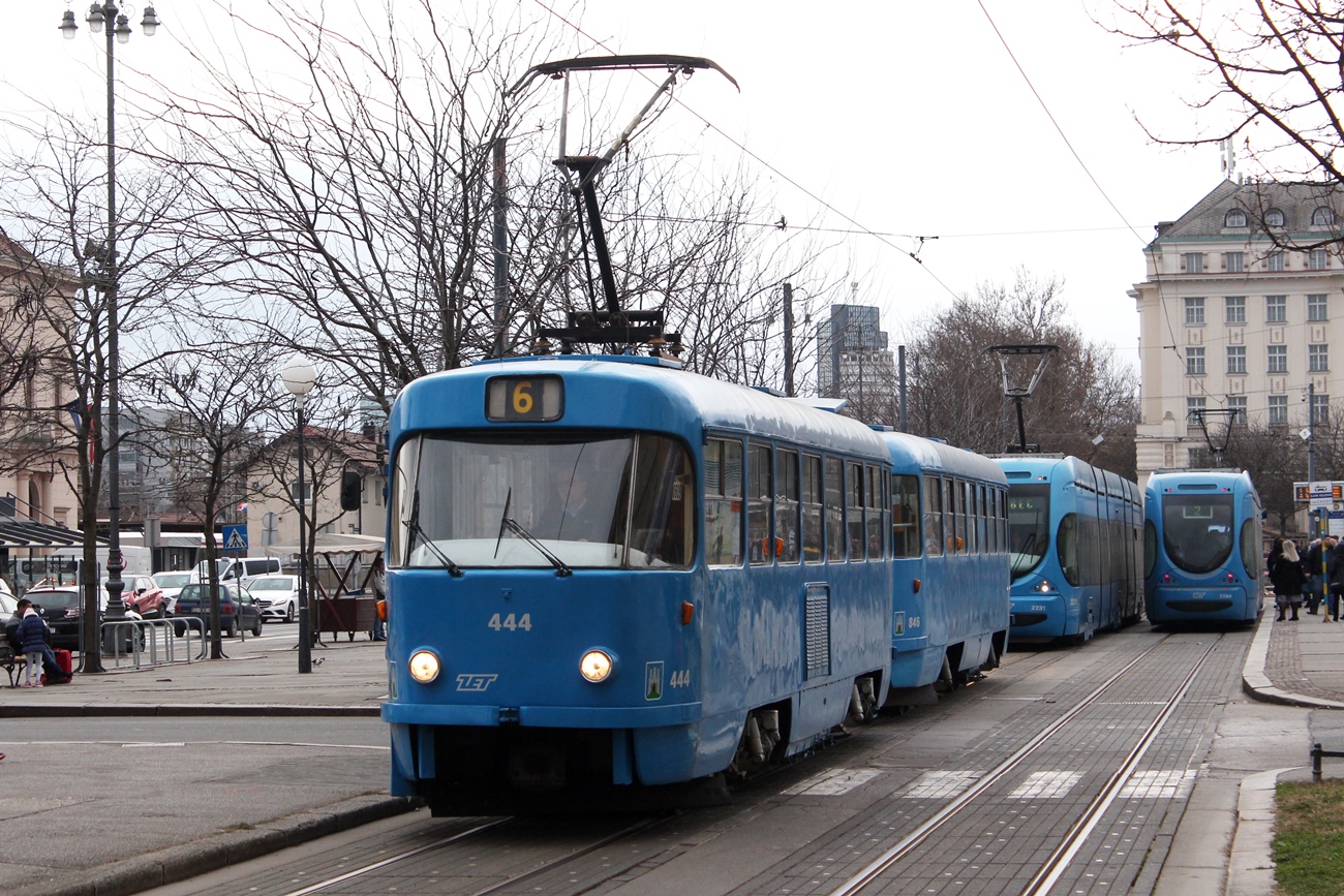 Загреб, Tatra T4YU № 444