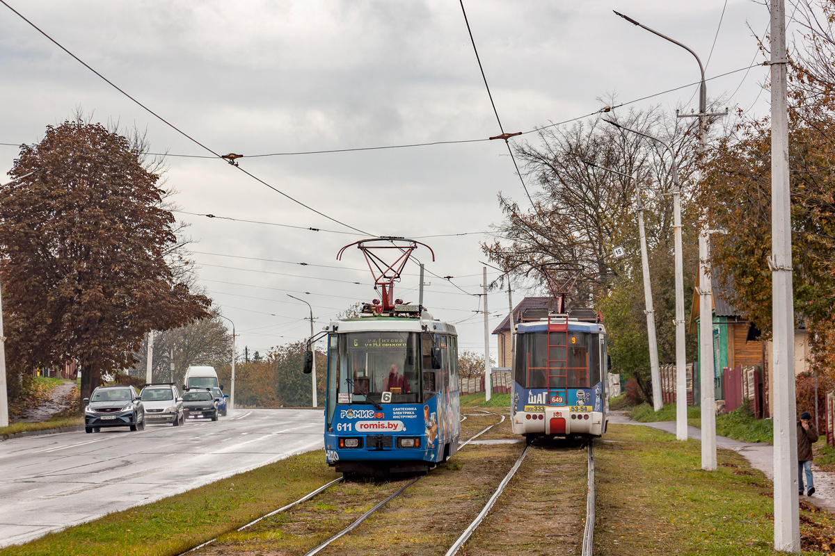 Витебск, БКМ 60102 № 611; Витебск, БКМ 62103 № 649