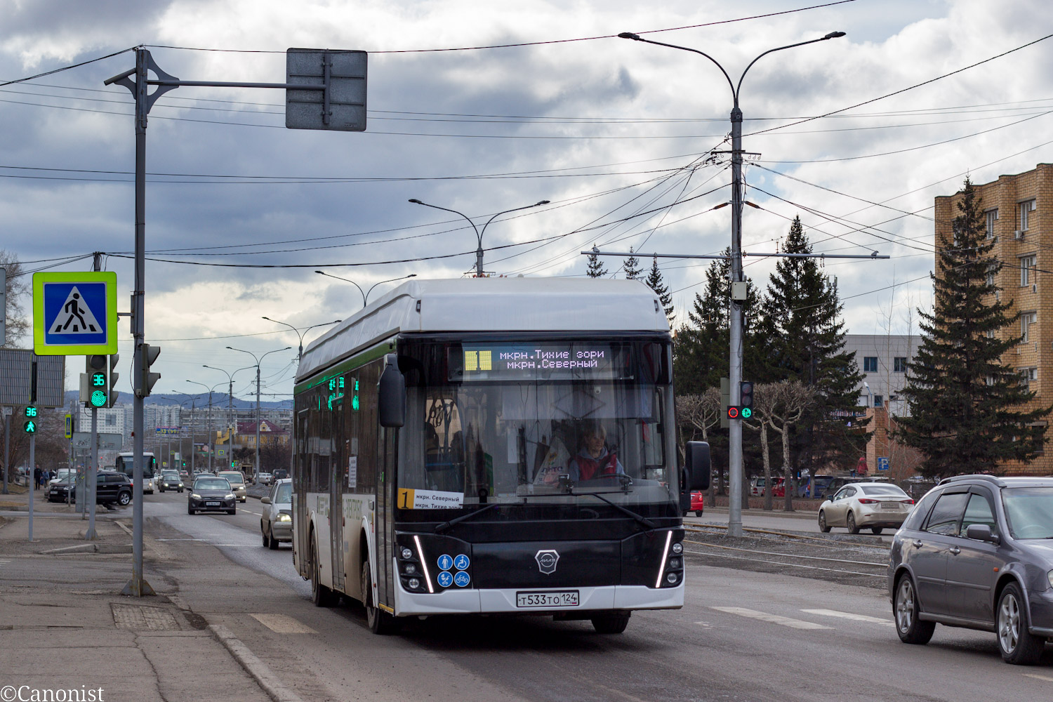 Красноярск, ЛиАЗ-6274 № Т 533 ТО 124