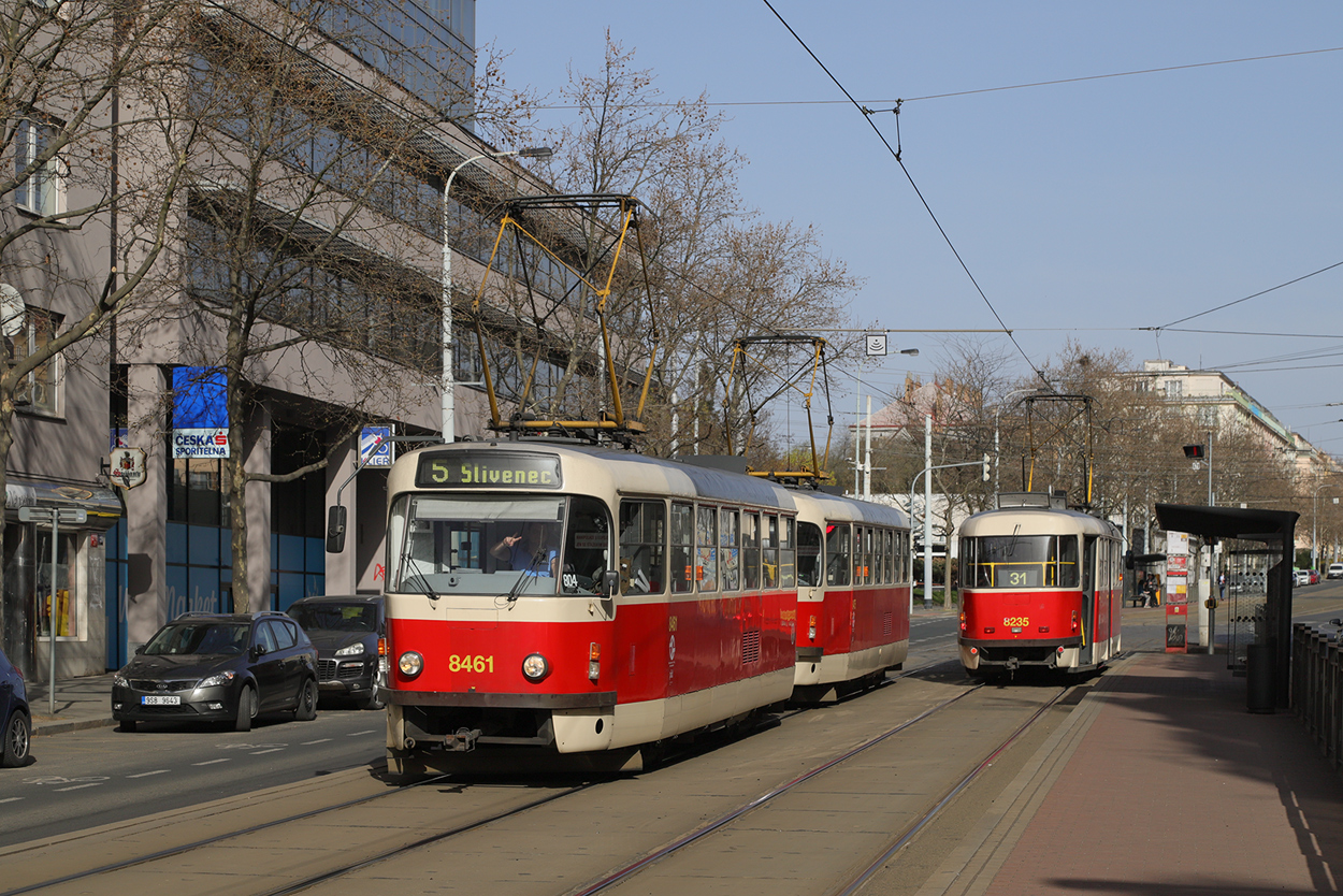 Прага, Tatra T3R.P № 8461