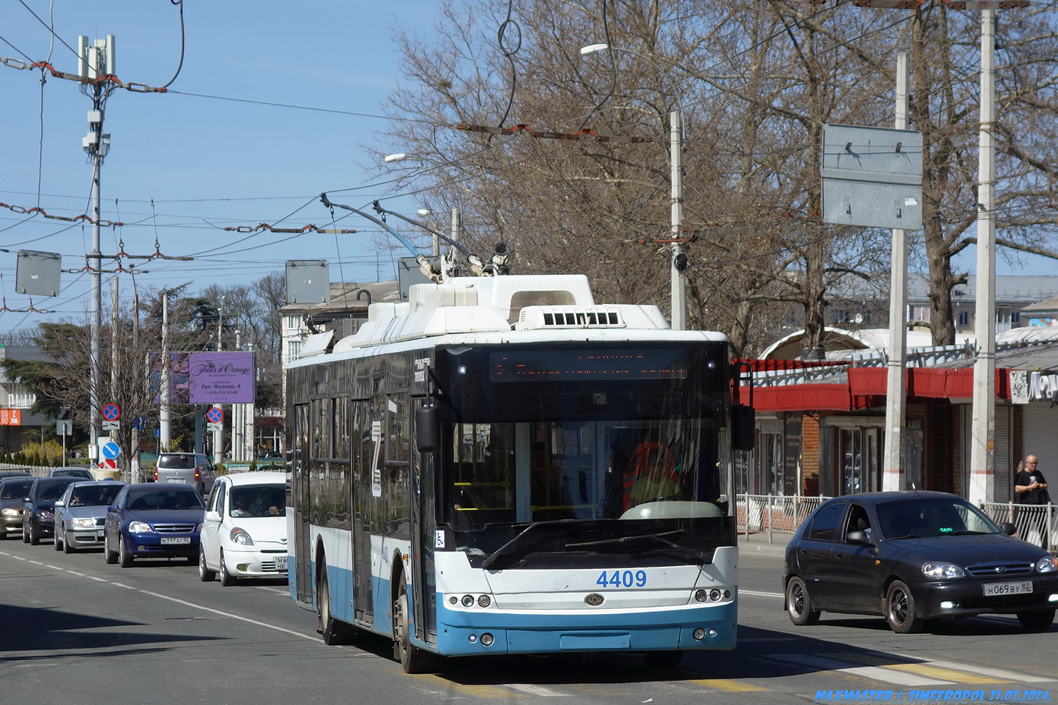 Крымский троллейбус, Богдан Т70115 № 4409