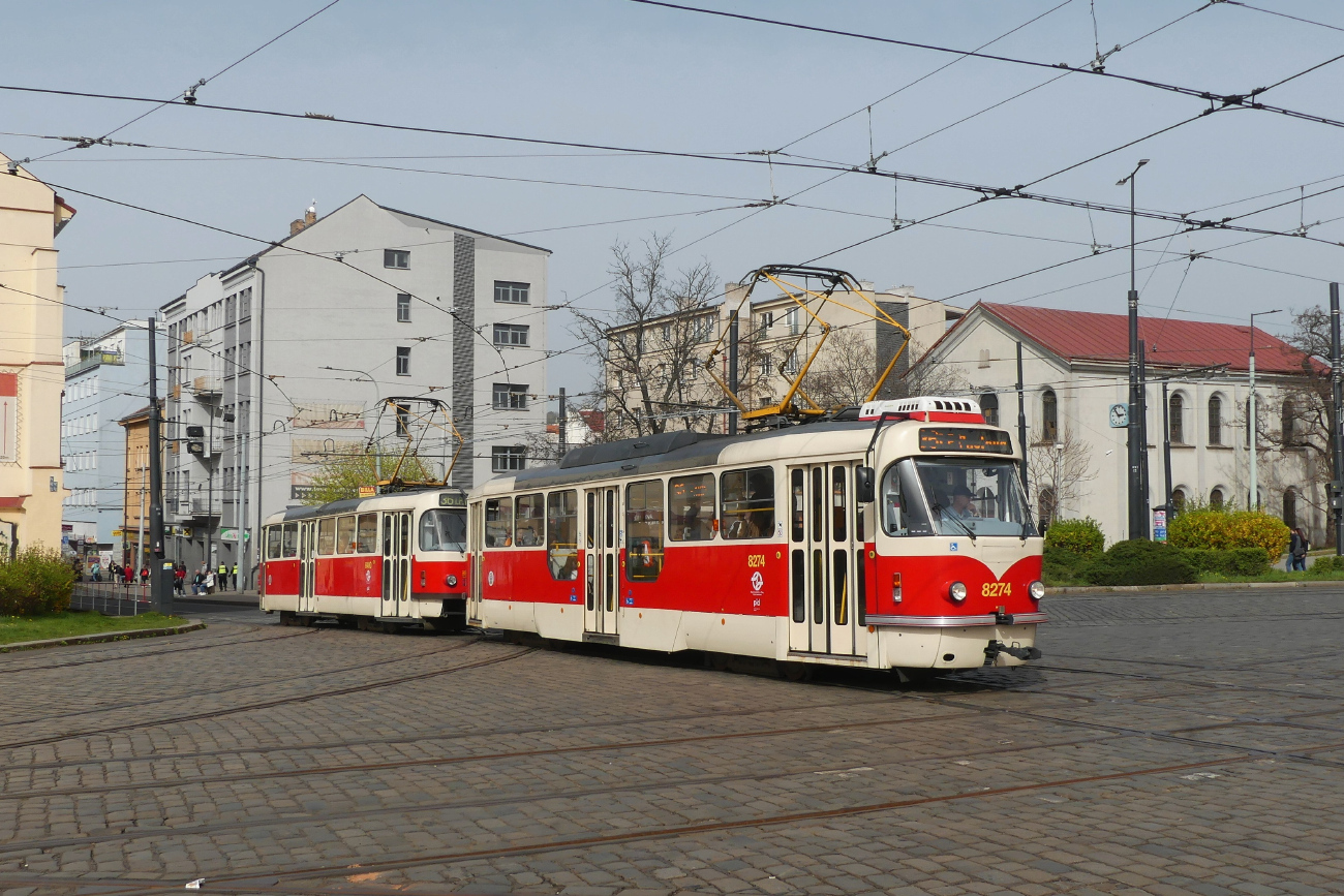Прага, Tatra T3R.PLF № 8274