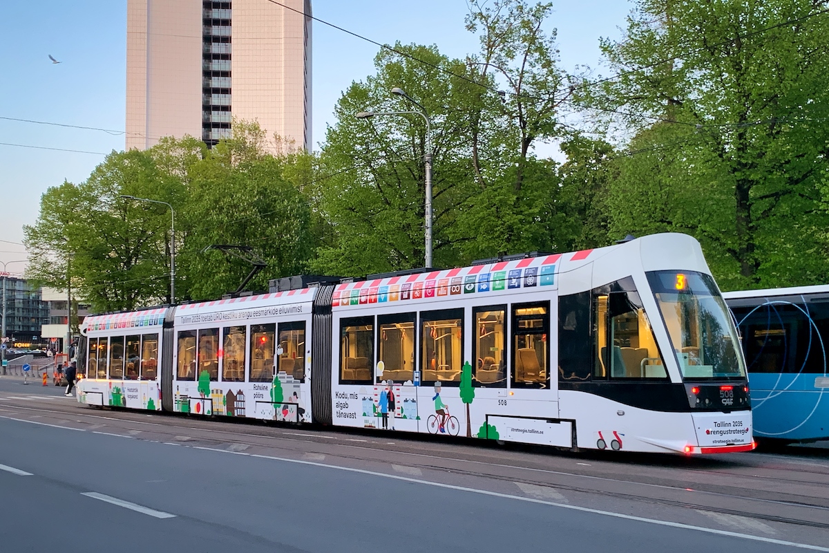 Таллин, CAF Urbos AXL № 508