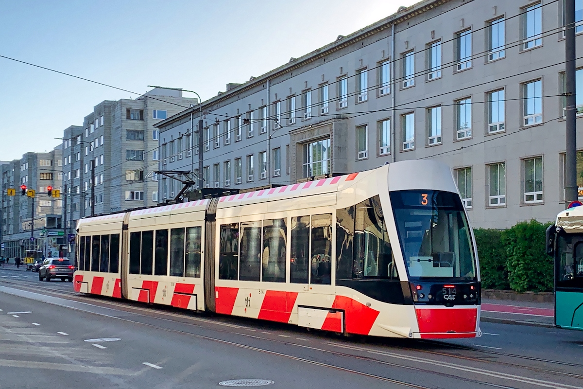 Таллин, CAF Urbos AXL № 514