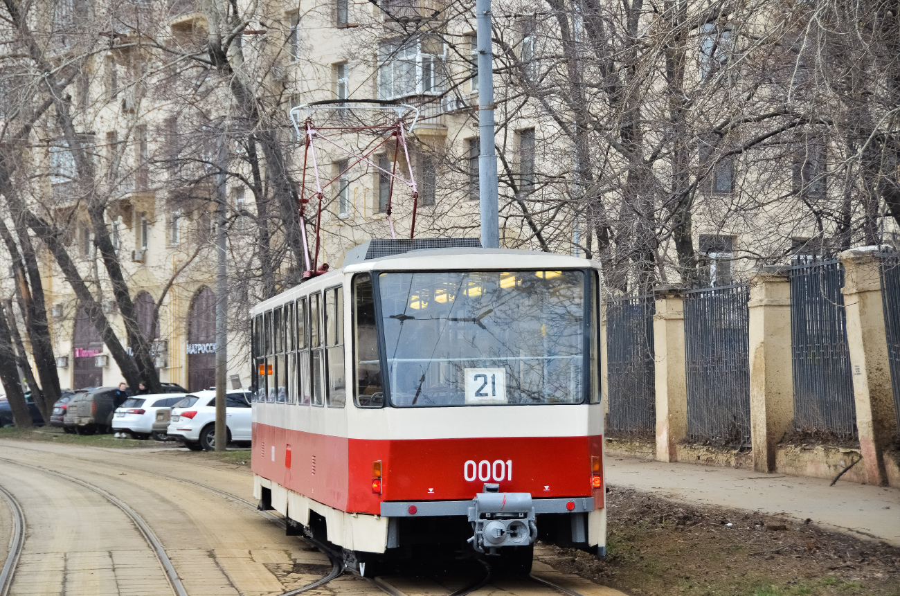 Москва, Tatra T6B5SU № 0001; Москва — Празднование 125-летия Московского трамвая (репетиции парада 29.03.2024 и 03.04.2024, парад и выставка трамваев 06.04.2024)