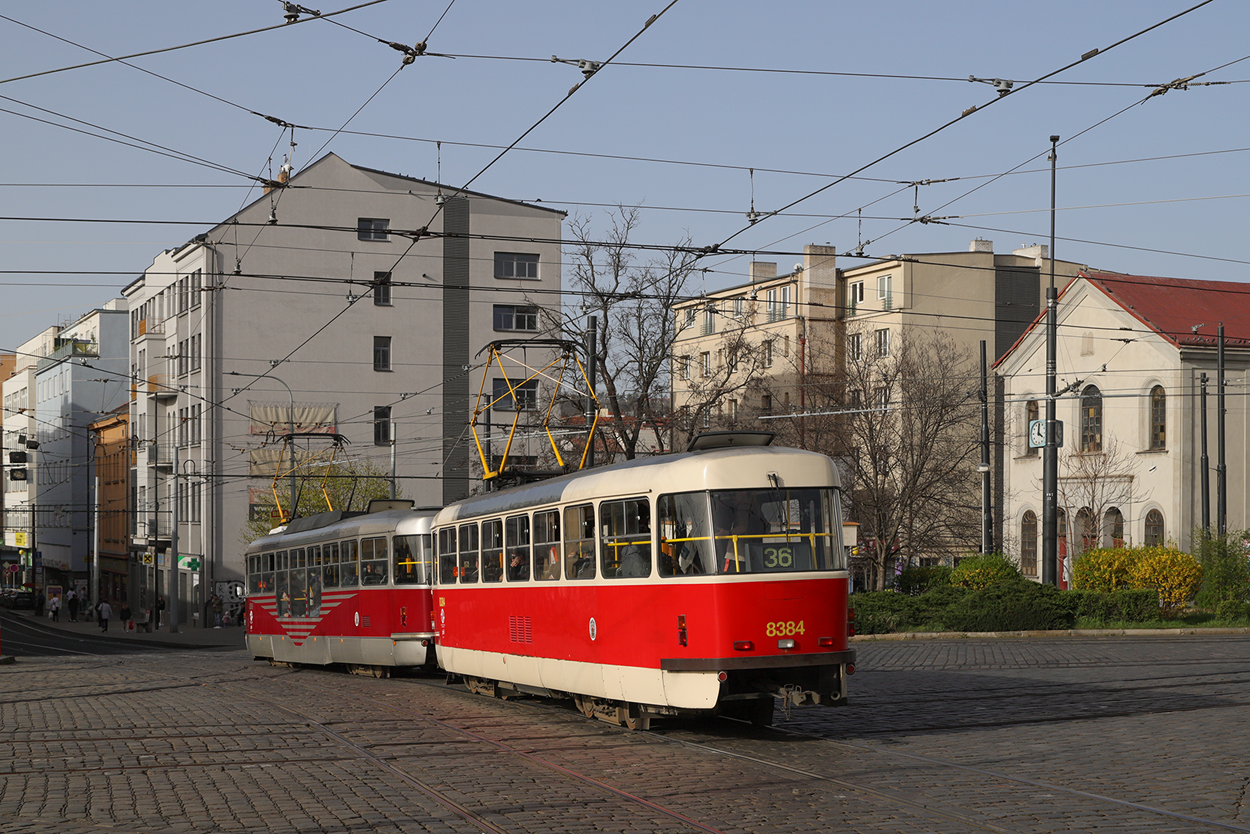 Прага, Tatra T3R.P № 8384