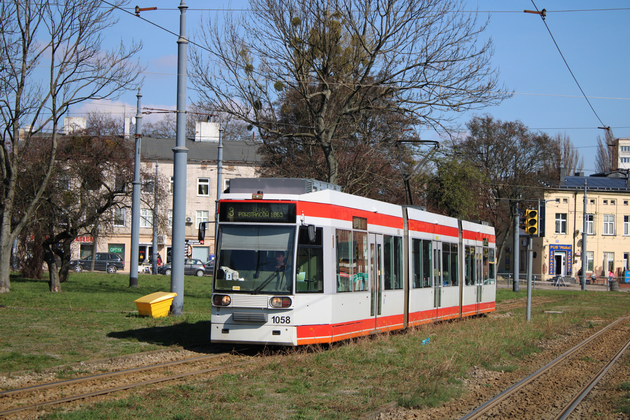 Лодзь, Duewag MGT6D № 1058