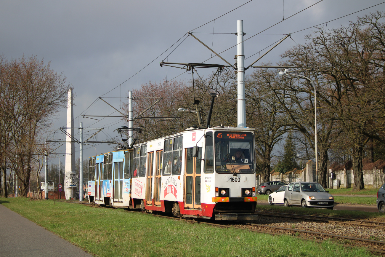 Лодзь, Konstal 805Na № 1600