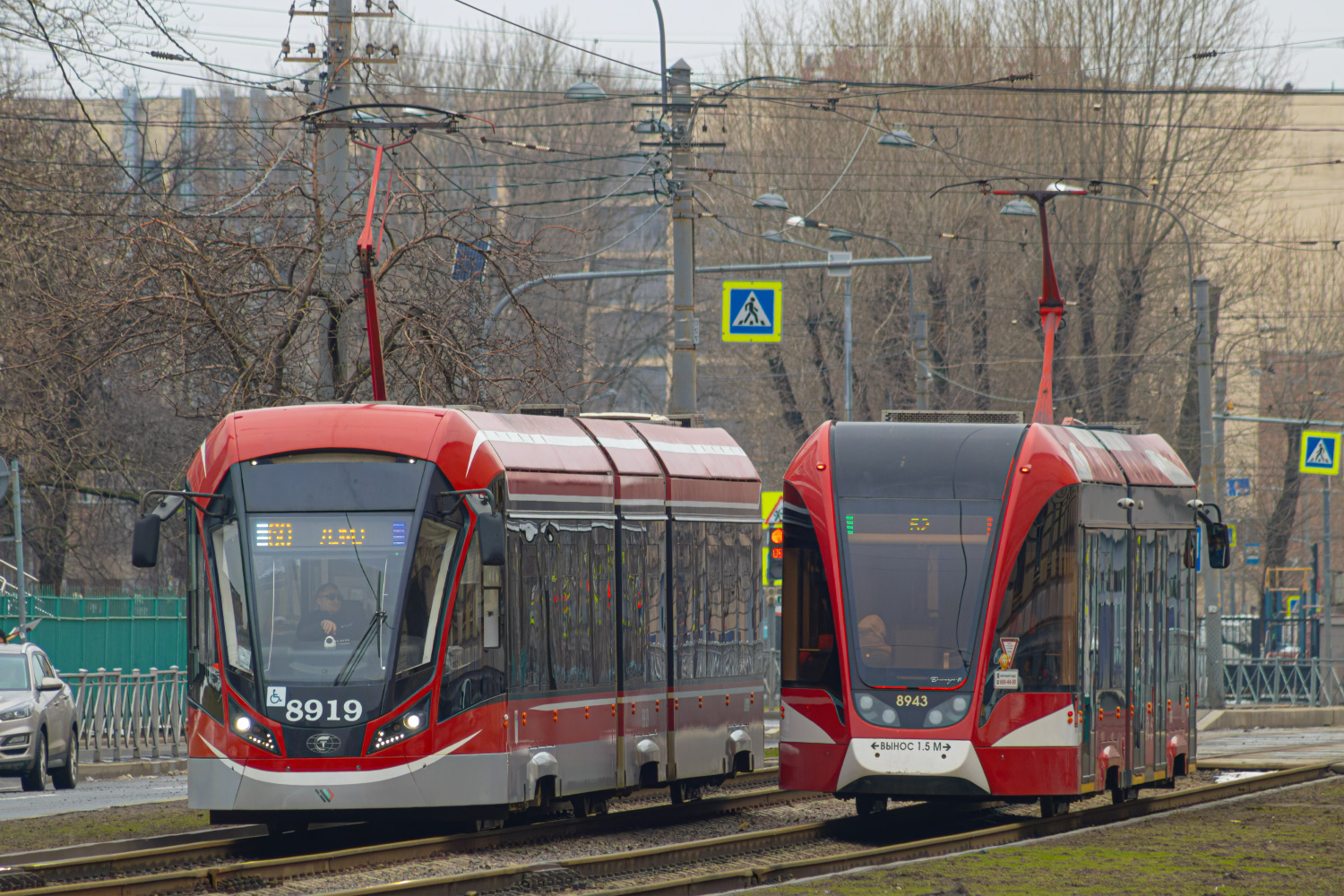 Санкт-Петербург, 71-931М «Витязь-М» № 8919; Санкт-Петербург, 71-923М «Богатырь-М» № 8943