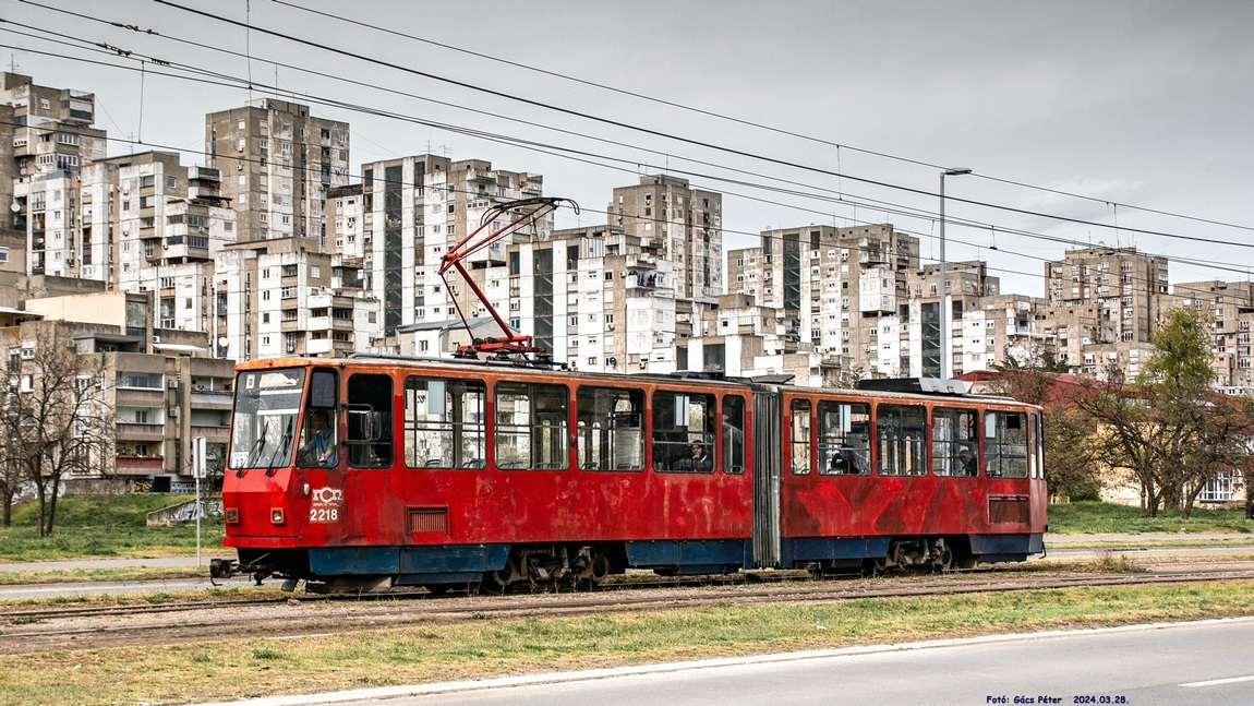 Белград, Tatra KT4YU № 2218