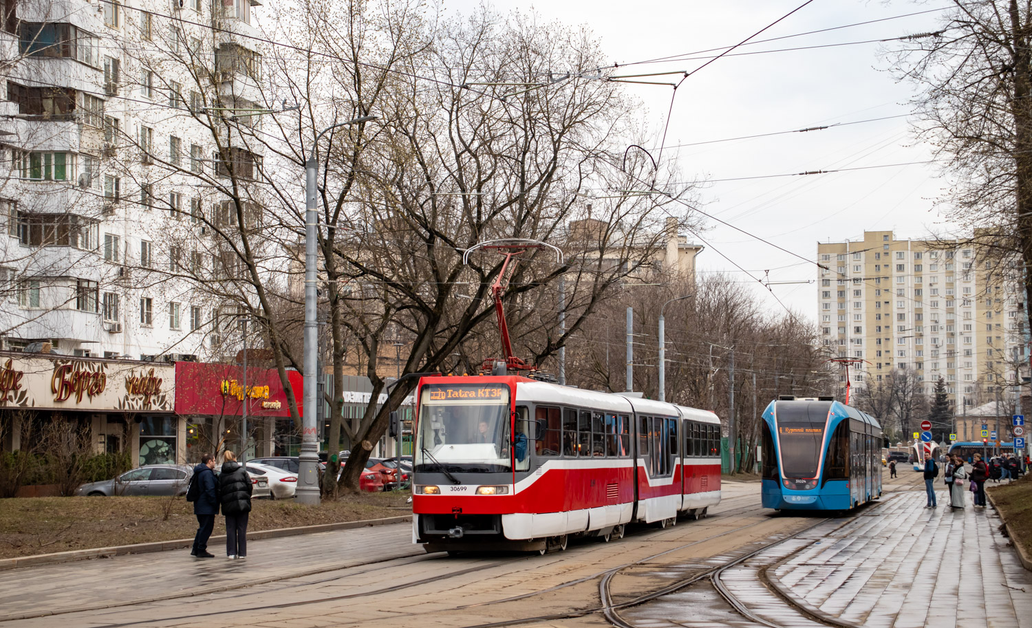 Moskva, Tatra KT3R č. 30699; Moskva — Celebrating the 125th anniversary of the Moscow tram (parade rehearsals on 03/29/2024 and 04/03/2024, parade and tram exhibition on 04/06/2024)