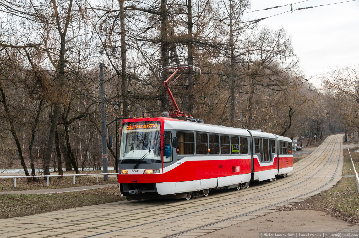 Москва, Tatra KT3R № 30699; Москва — Празднование 125-летия Московского трамвая (репетиции парада 29.03.2024 и 03.04.2024, парад и выставка трамваев 06.04.2024)