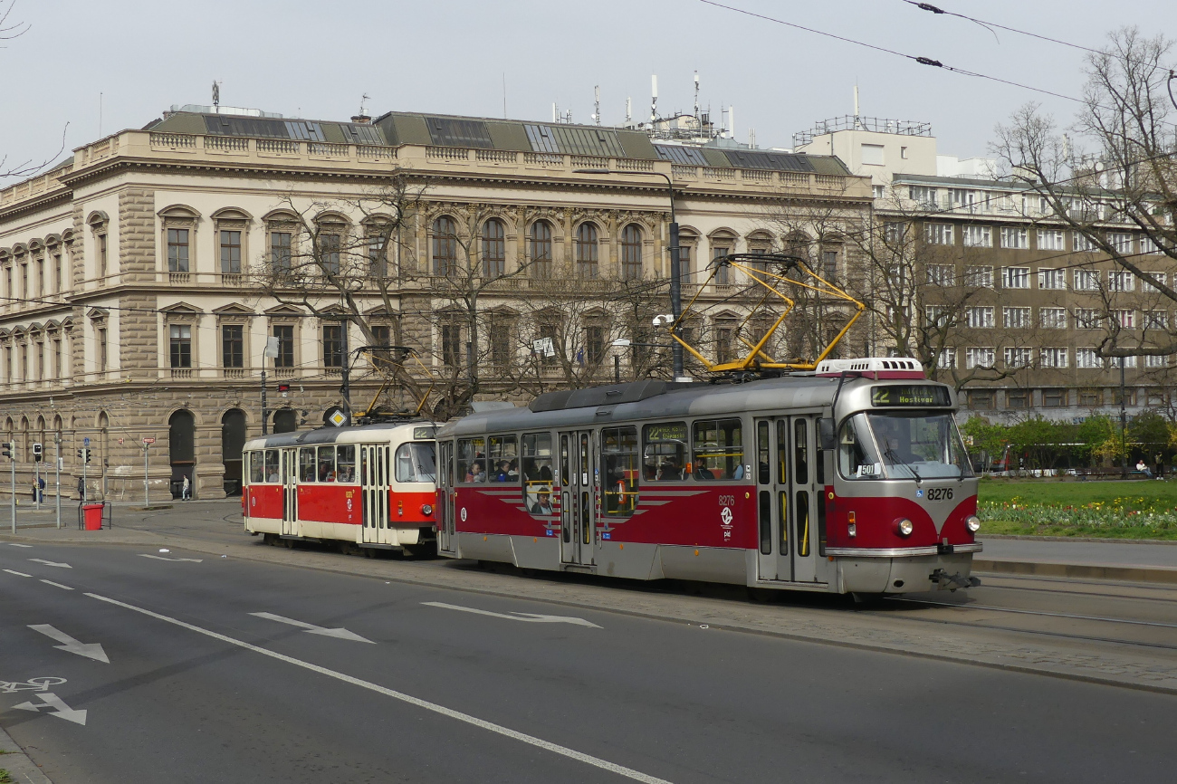 Прага, Tatra T3R.PLF № 8276