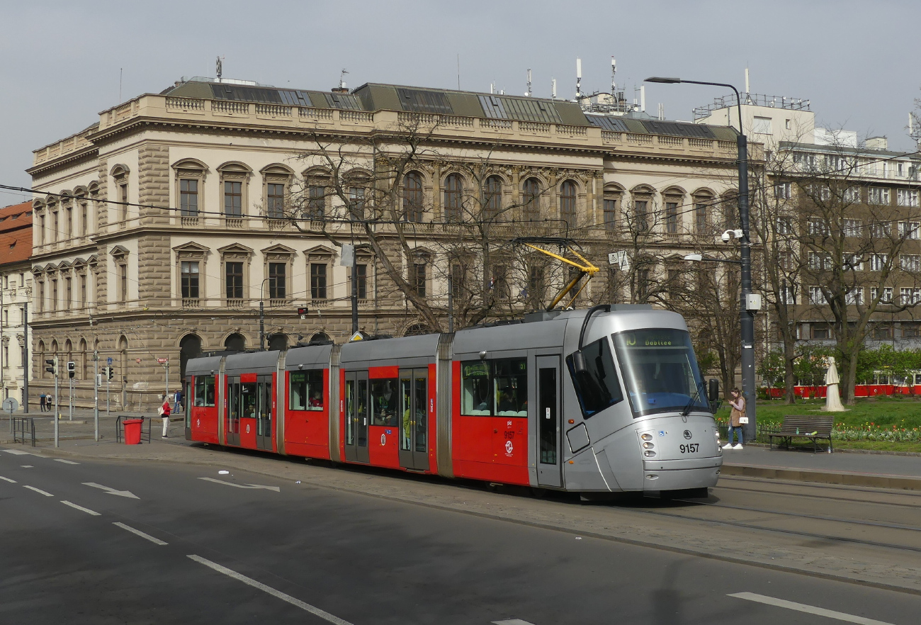 Прага, Škoda 14T Elektra № 9157